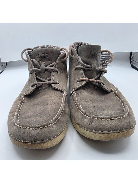UGG Kaldwell Mens Size 9.5 Gray Chukka Ankle Boots Vibram Soles Walking Comfort main image 8